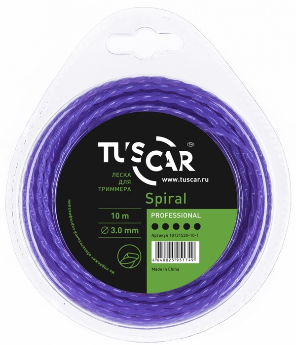 Леска TUSCAR Spiral, Professional, 3.0mm*10m 10131530-10-1