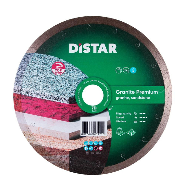 Диск алмазный Distar Granite Premium 1A1R 125*1.5*8*22.23 11315061010