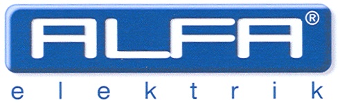 Логотип бренда ALFA ELEKTRIK