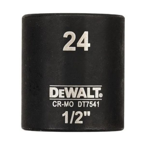 Головка торцевая ударная DeWalt 24мм,1/2' DT7541-QZ