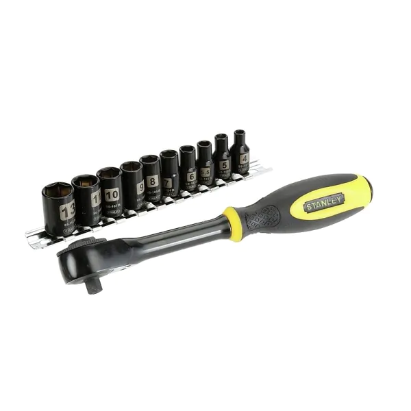 Рукоятка Stanley FatMax с набором торцевых головок 1/4" 0-94-607