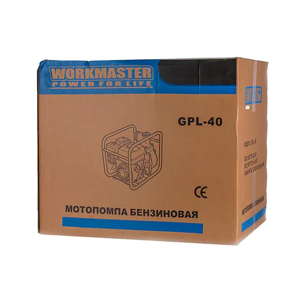 Мотопомпа бензиновая WorkMaster GPL-40