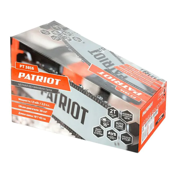 Пила цепная бензиновая Patriot PT 3816 220105510