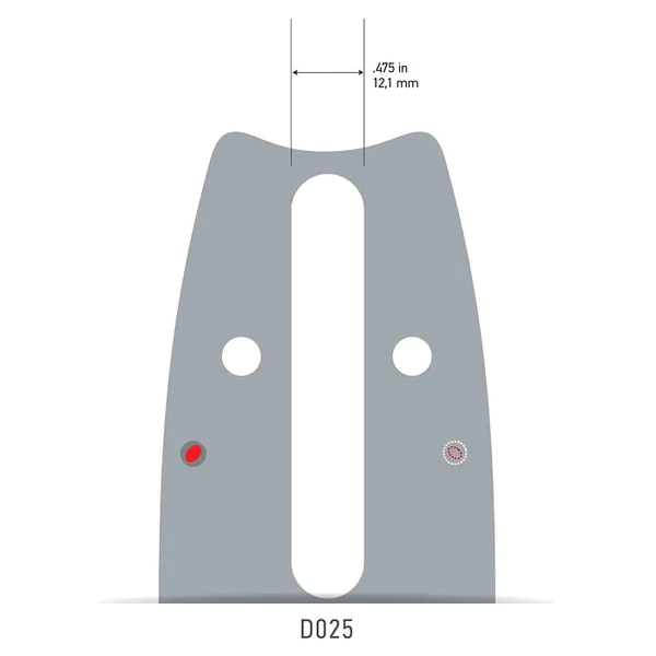 Шина для садовых пил Oregon 16IN PRO-AM 163SFHD025