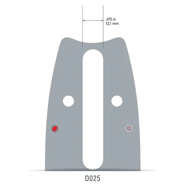 Шина для садовых пил Oregon 18IN PRO-AM 183SFHD025