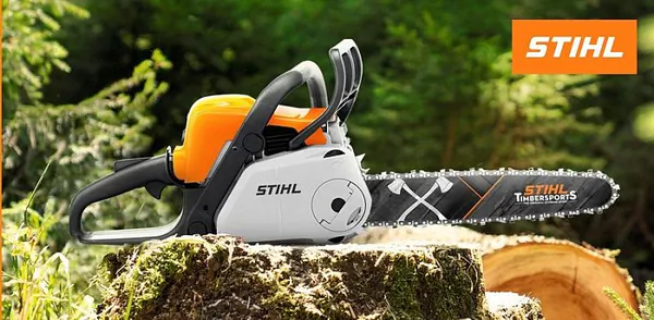 Пила цепная бензиновая Stihl MS 180 C-BE, шина Timbersports R 35 см, цепь 63PM 1130-200-0572