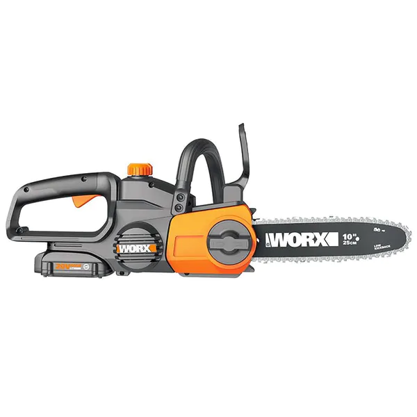 Аккумуляторная пила цепная WORX WG322E , 20В, 25 см, 1*2,0 Ач и ЗУ WG322E