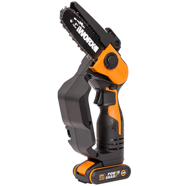 Аккумуляторная пила цепная WORX WG324E, 20В, 2Ач х1, ЗУ 2А, кейс WG324E