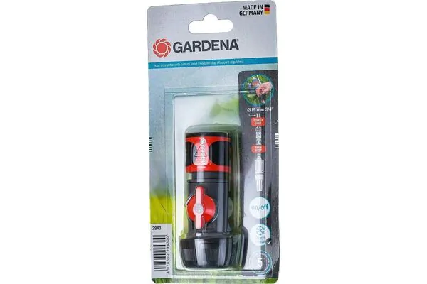 Коннектор Gardena с регулятором 3/4" 02943-20.000.00