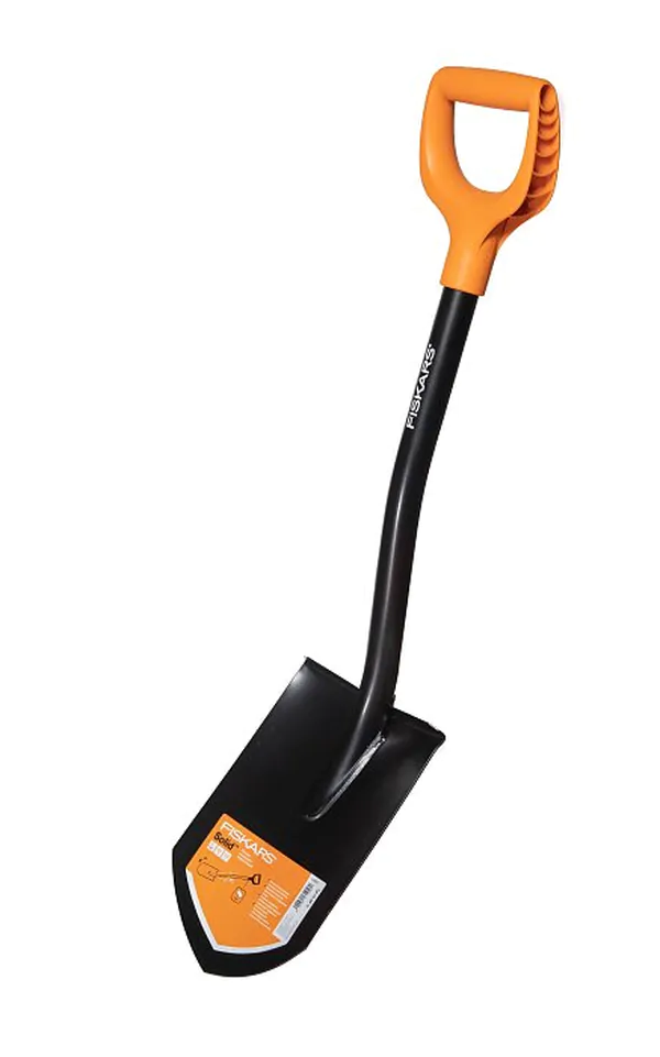 Лопата Fiskars Solid штыковая укороченная 1026667