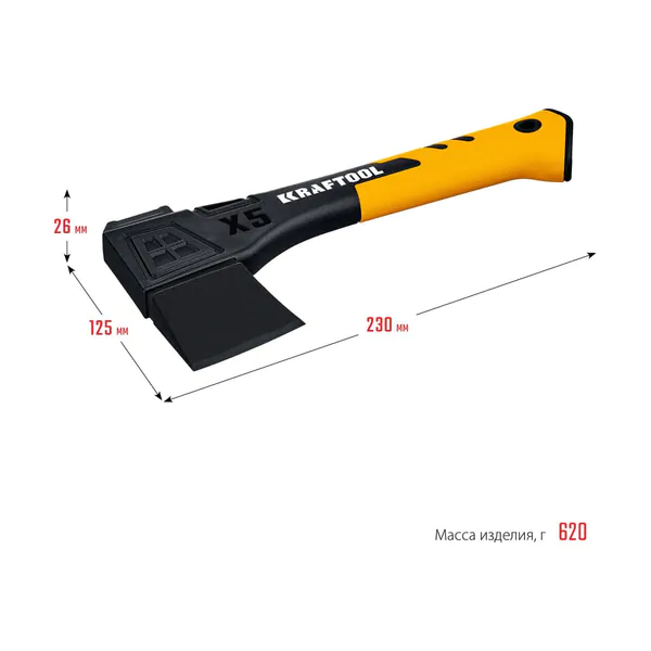 Топор Kraftool X5 440/620г в чехле 20660-05