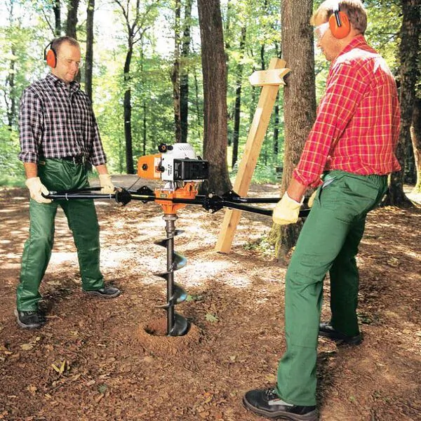 Бензобур Stihl BT 360 +опорная рама 4308-200-0014