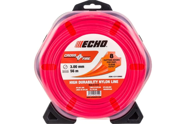 Леска Echo Cross Fire Line 3.0*56м крест C2070139