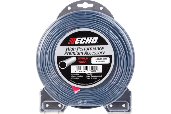 Леска Echo Titanium Power Line 3.0*56м круглый C2070153