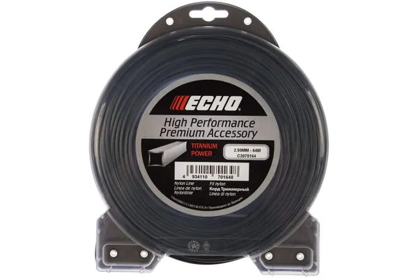 Леска Echo Titanium Power Line 2.5*64м квадрат C2070164