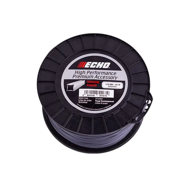 Леска Echo Titanium Power Line 2.5*191м квадрат C2070167