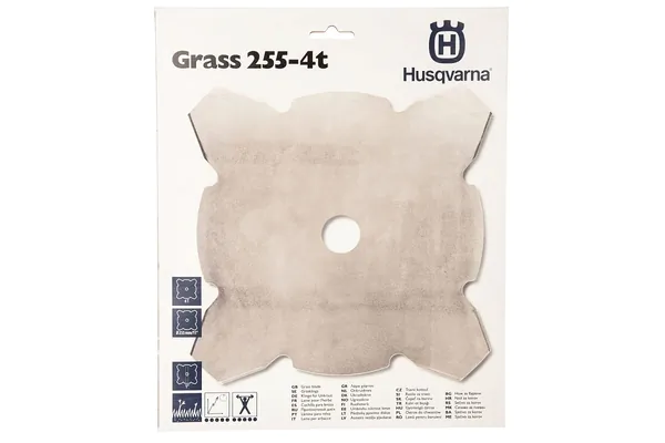 Нож для травы Husqvarna 4 зубца Grass 255-4Т (20мм) 255мм 5784439-01