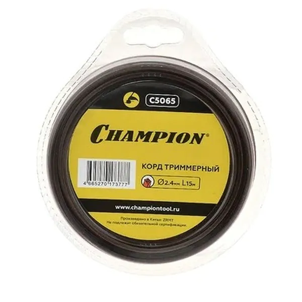 Леска Champion Nylplus Square 2,4мм*15м квадрат C5065