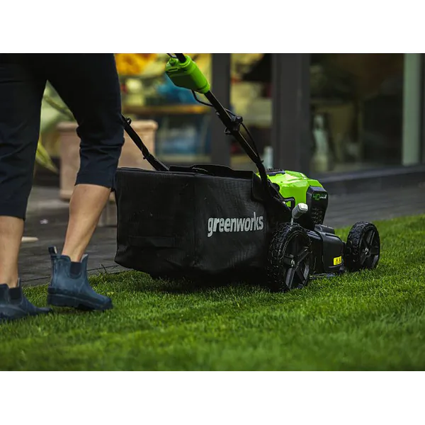 Аккумуляторная газонокосилка GreenWorks GD40LM46SP 2506807