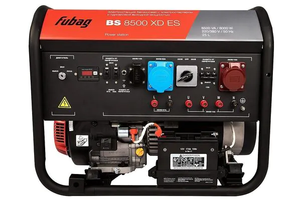 Генератор бензиновый Fubag BS 8500 XD ES 838255