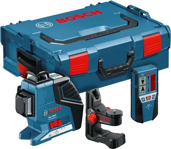 Нивелир лазерный Bosch GLL 3-80 + BM1 + LR2 + L-boxx 060106330A