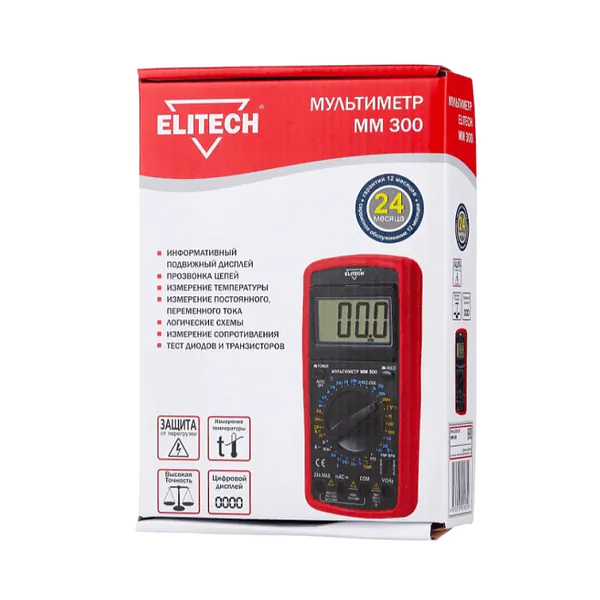 Мультиметр Elitech ММ 300