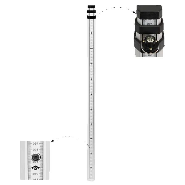 Рейка нивелирная телескопическая RGK 3м TS-3