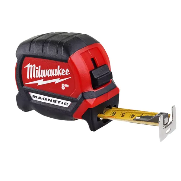 Рулетка Milwaukee Gen III 8м*27мм магн.зацеп 4932464600