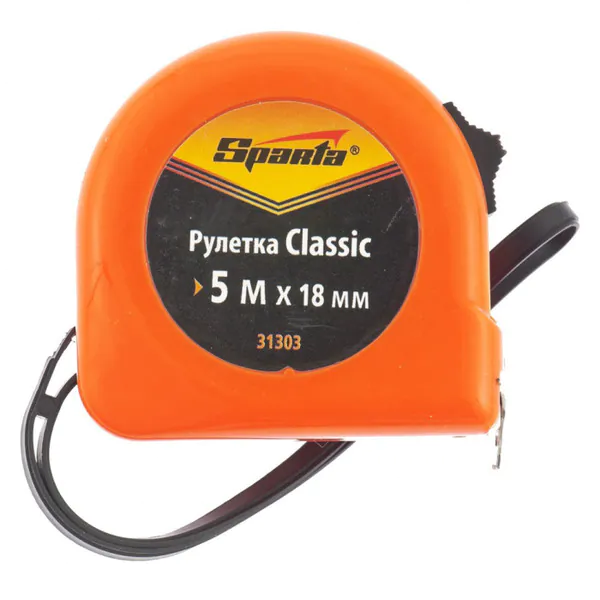 Рулетка Sparta Classic 5м*18мм 31303