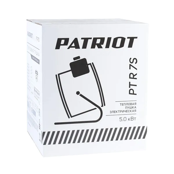 Тепловая пушка электрическая PATRIOT PTR 7S, 5.0 кВт, 220В 633307300