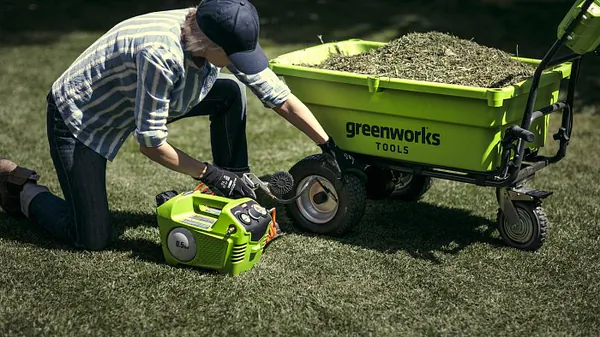 Компрессор аккумуляторный GreenWorks G24AC 4100302