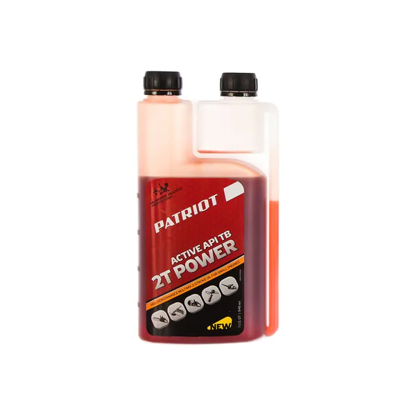 Масло минеральное Patriot Power Active 2T 0.946л 850030568