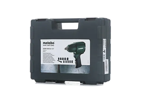 Пневмогайковерт Metabo DSSW 360 Set 1/2" 604118500