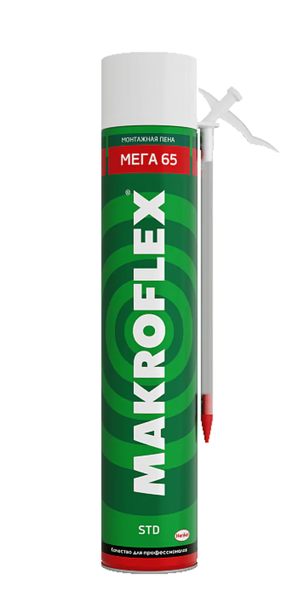 Пена монтажная Makroflex Мега 65 СТД (800мл;16шт) 2598465