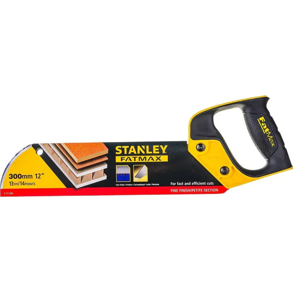 Ножовка по дереву Stanley Fatmax 13*350мм 2-17-204