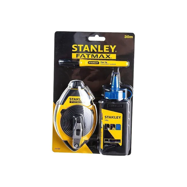 Набор для разметки Stanley:шнур 30м,порошок 115г,маркер 0-47-681