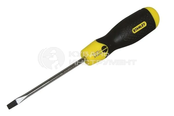 Отвертка Stanley Cushion Grip SL5*75мм 0-64-928