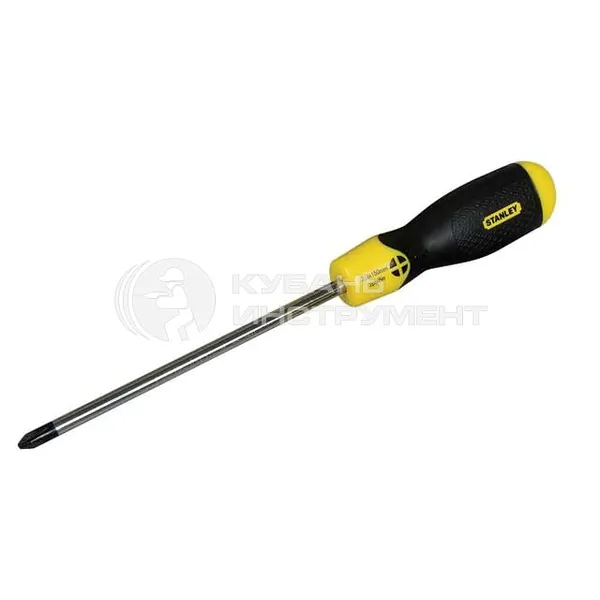 Отвертка Stanley Cushion Grip PZ1*75мм 0-64-955