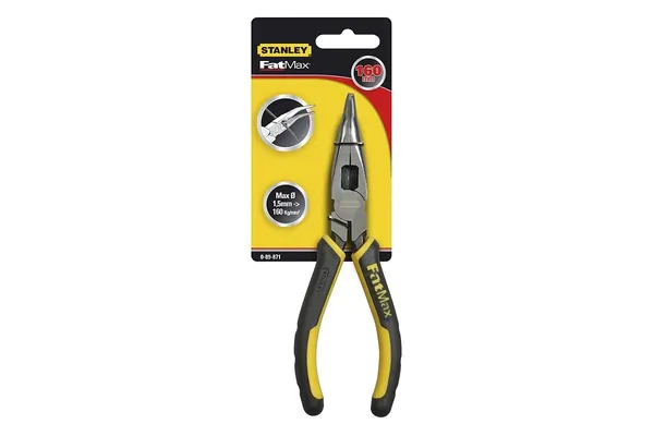 Длинногубцы Stanley FatMax 160мм изогнутые 0-89-871