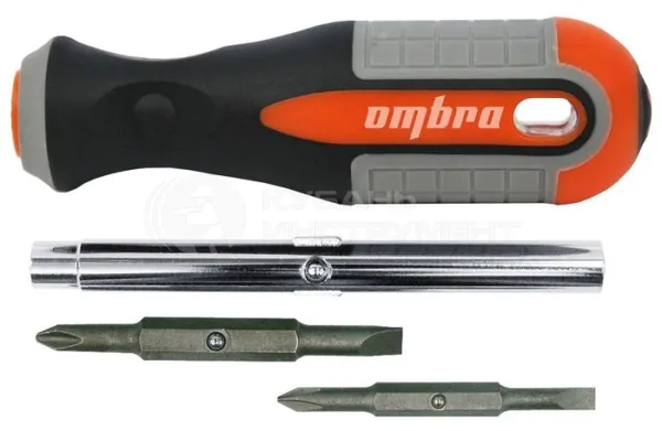 Отвертка наборная Ombra Round Grip 6в1 750106