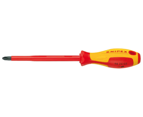 Отвертка диэлектрическая Knipex PH1*80мм KN-982401