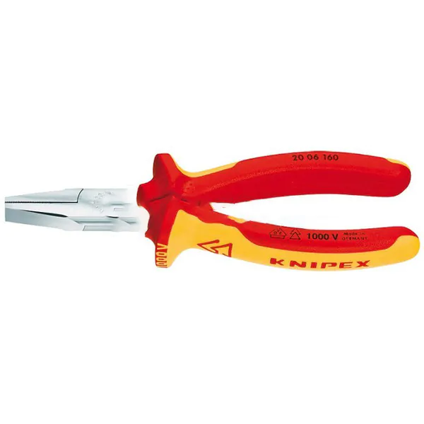 Плоскогубцы диэлектрические Knipex Flachzange KN-2006160