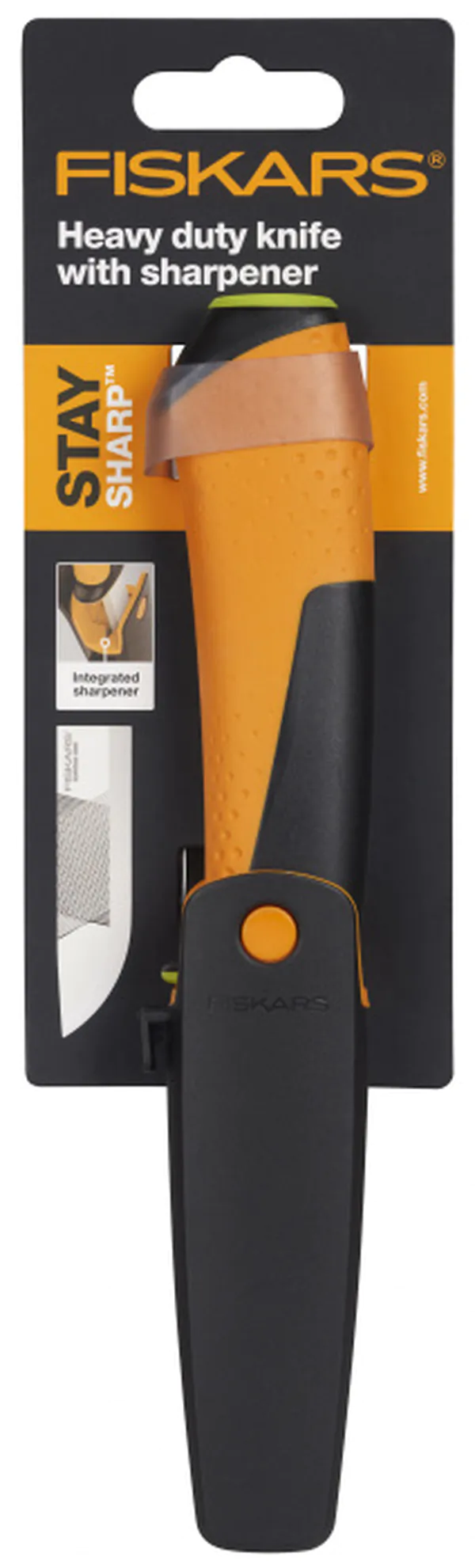 Нож Fiskars с точилкой 1023619