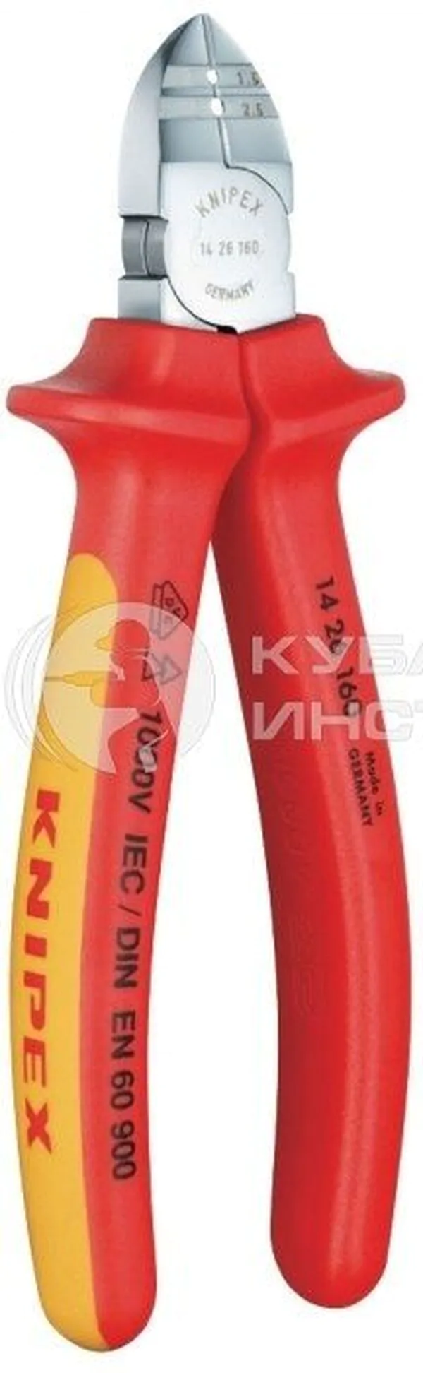 Бокорезы диэлектрические Knipex Abisolier-Seitenschneider 160мм 1000V KN-1426160