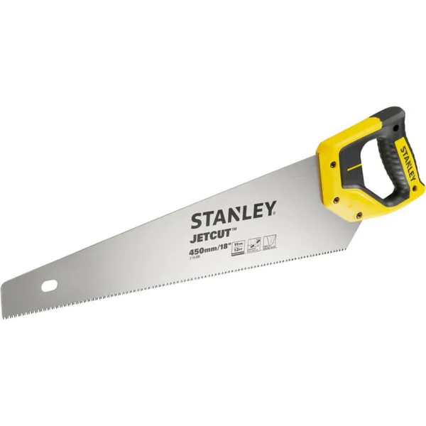 Ножовка по дереву Stanley Jet-Cut 11*450мм 2-15-595