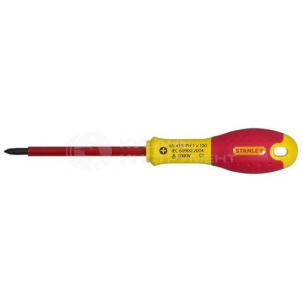 Отвертка диэлектрическая Stanley Fatmax PH1*100мм 0-65-415