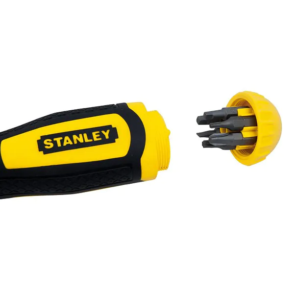 Отвертка наборная Stanley Multibit реверсивная 10 бит 0-68-010