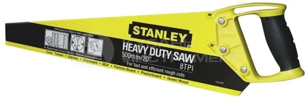 Ножовка по дереву Stanley General Purpose 8*500мм 1-20-087