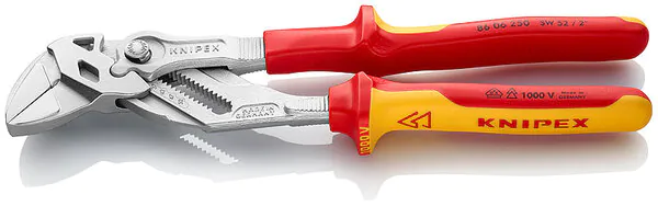 Клещи переставные-гаечный ключ Knipex 250мм VDE KN-8606250