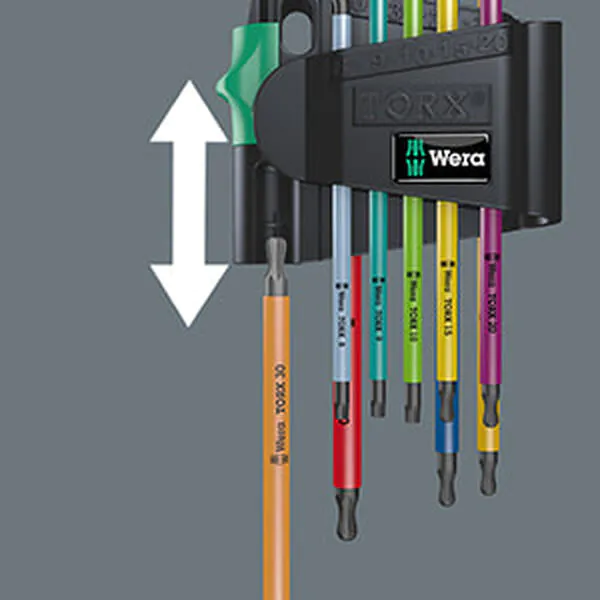 Набор ключей Torx Wera Multicolour 9шт WE-073599